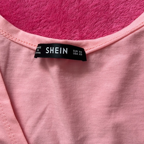 Pink Ruched Crop Top - Picture 2 of 2